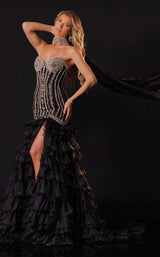 Rachel Allan 50429 Black/Silver