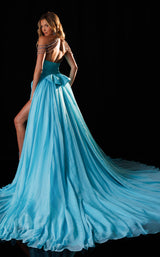 Rachel Allan 50430 Aqua-Blue/Multi