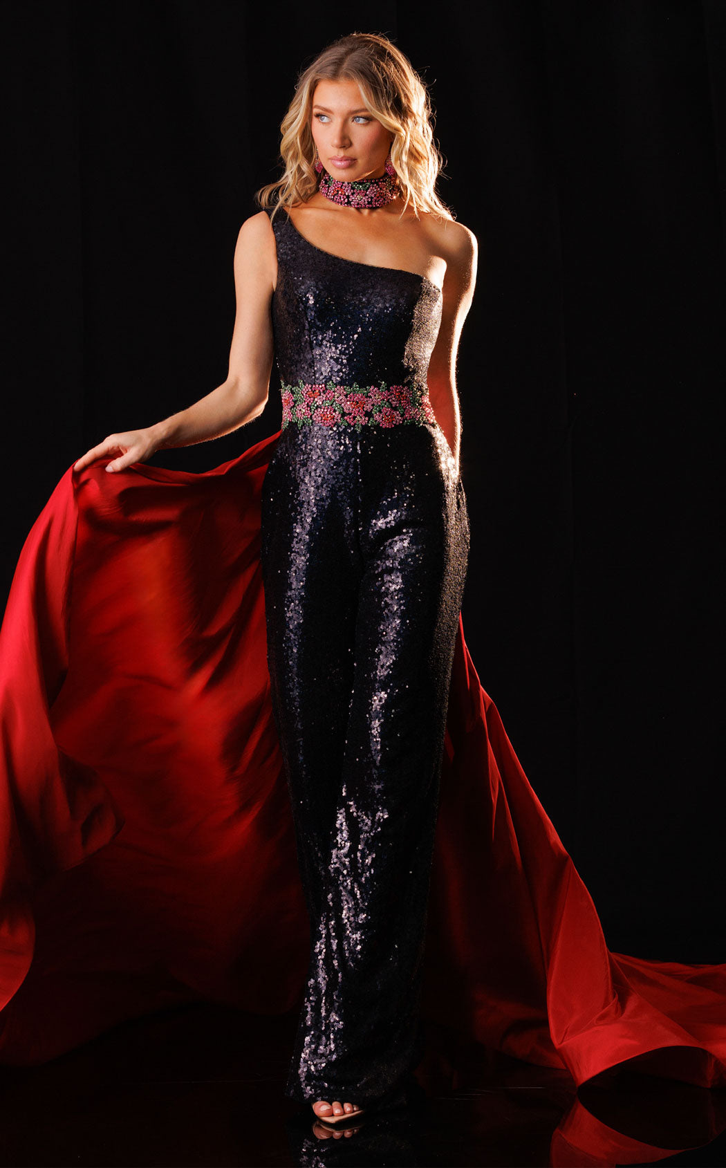 Rachel Allan 50438 Black/Red