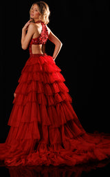 Rachel Allan 50441 Red/Fuchsia