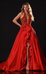 Rachel Allan 50447 Red-Tangerine
