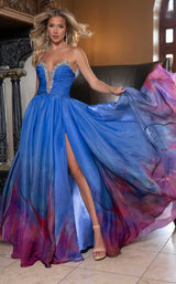 Rachel Allan 70727 Periwinkle-Print