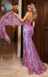 Rachel Allan 70746 Lilac/Fuchsia