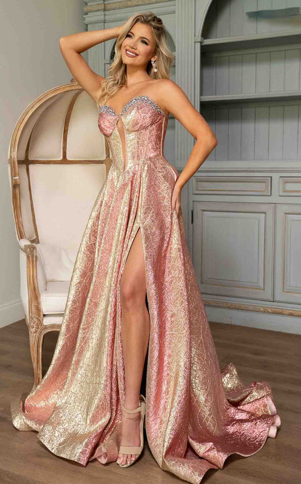 Rachel Allan 70754 Blush/Gold