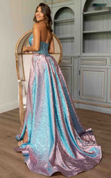 Rachel Allan 70754 Turquoise/Pink
