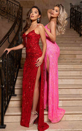 Rachel Allan 70758 Red&Hot-Pink