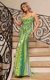 Rachel Allan 70759 Lime Multi