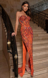 Rachel Allan 70783 Tangerine-Multi