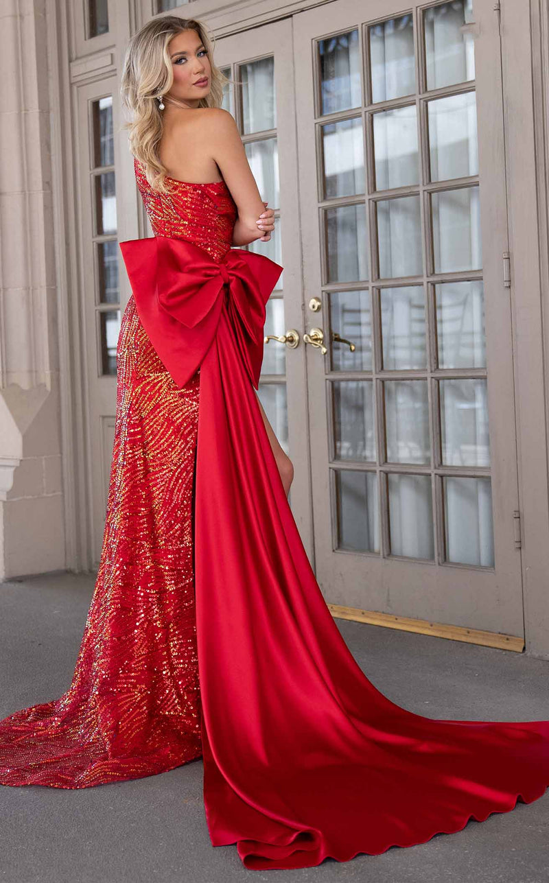 Rachel Allan 70810 Red Iridescent