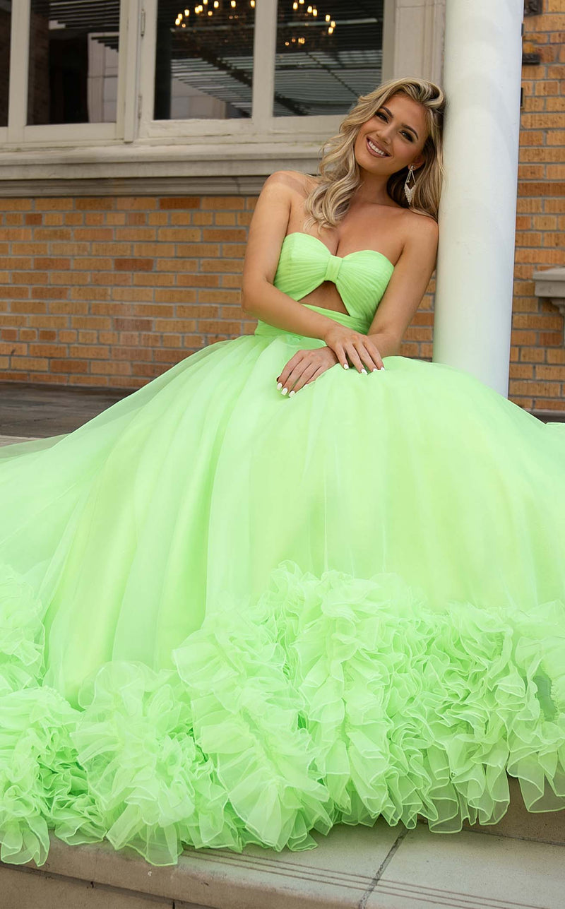 Rachel Allan 70820 Prom Dress - Lime | NewYorkDress Rachel Allan 70820 Prom Dress - Lime | NewYorkDress