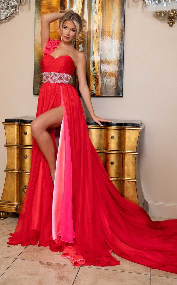 Rachel Allan 70827 Red/Hot Pink