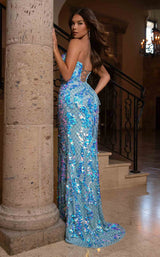 Rachel Allan 70829 Powder Blue Iridescent