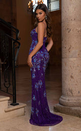 Rachel Allan 70842 Purple Multi