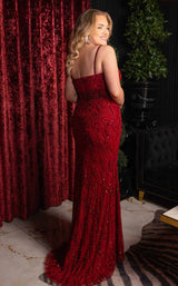 Rachel Allan 70897 Burgundy