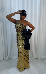 Rachel Allan 70992 Gold/Black