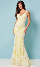 Rachel Allan 70277 Yellow/White