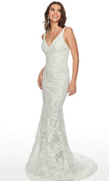 Rachel Allan 70277 Mint/White