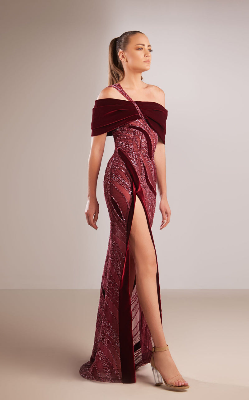 Reverie Couture FW183 Burgundy
