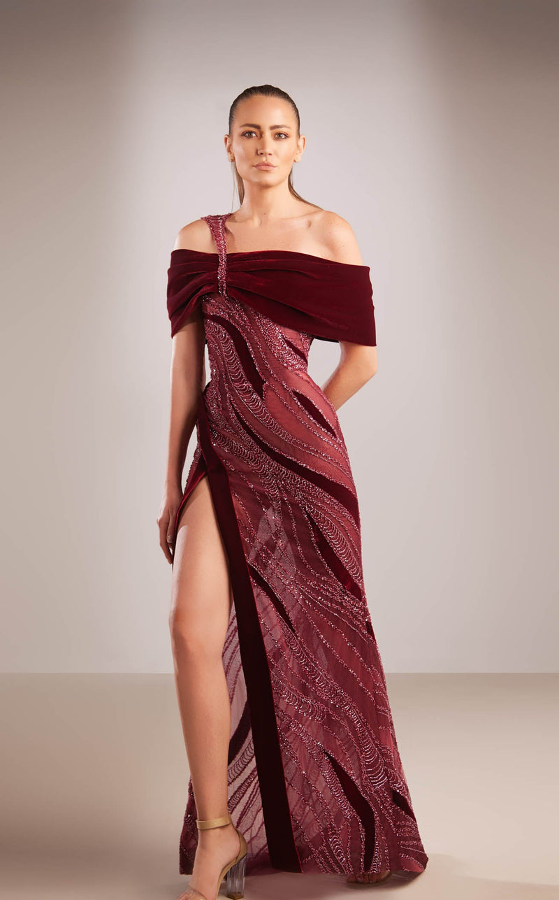 Reverie Couture FW183 Burgundy