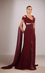 Reverie Couture FW186 Burgundy