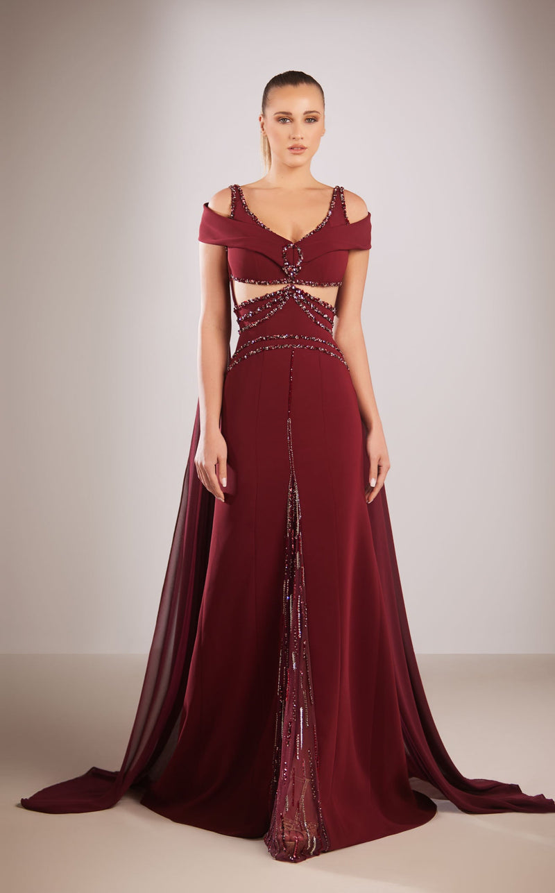 Reverie Couture FW186 Burgundy