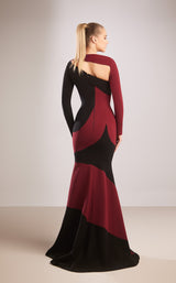 Reverie Couture FW187 Burgundy/Black