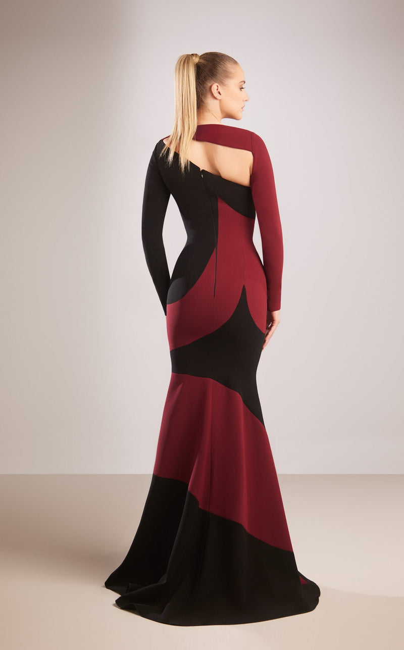 Reverie Couture FW187 Burgundy/Black