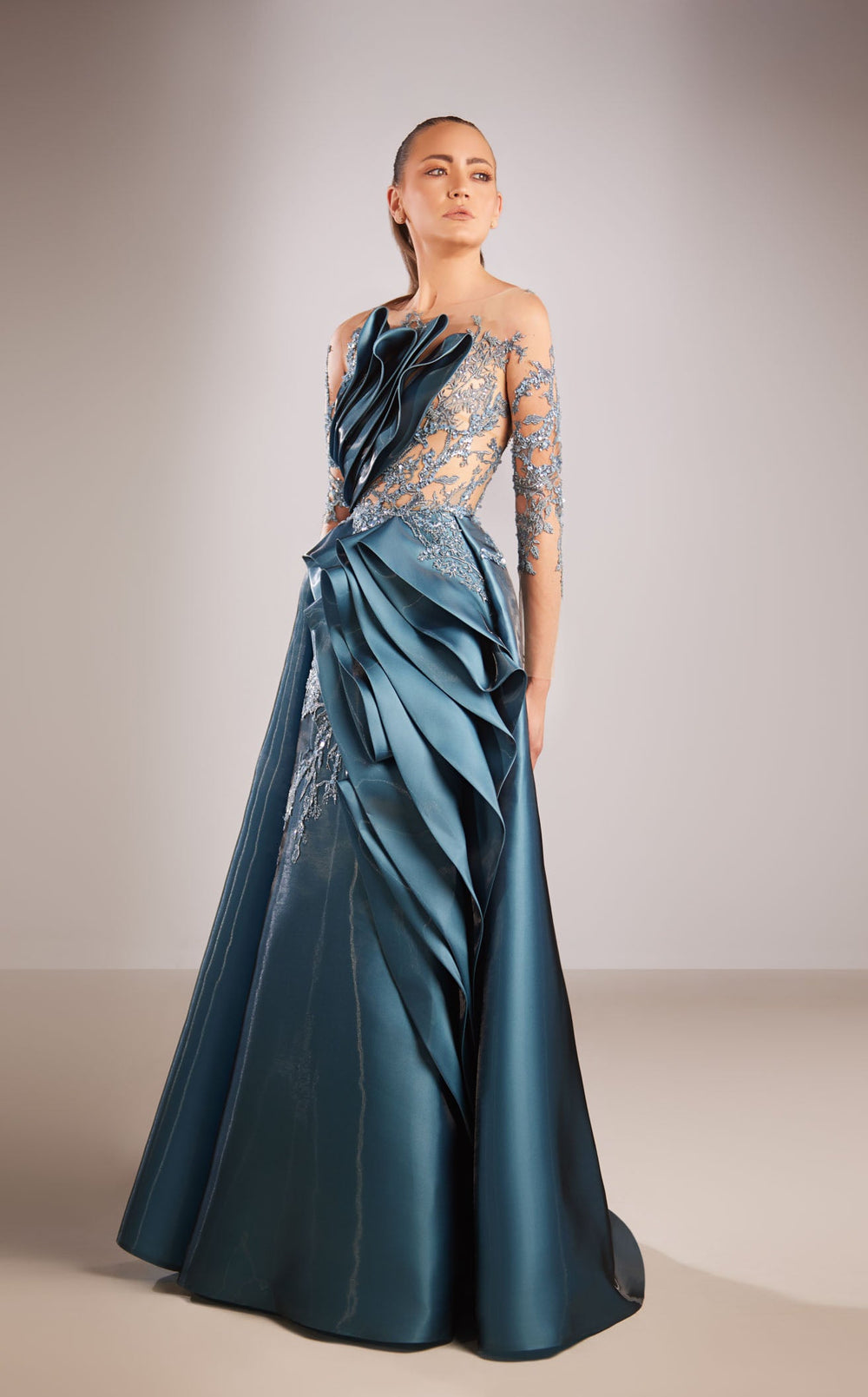 Reverie Couture FW201 Steel Blue