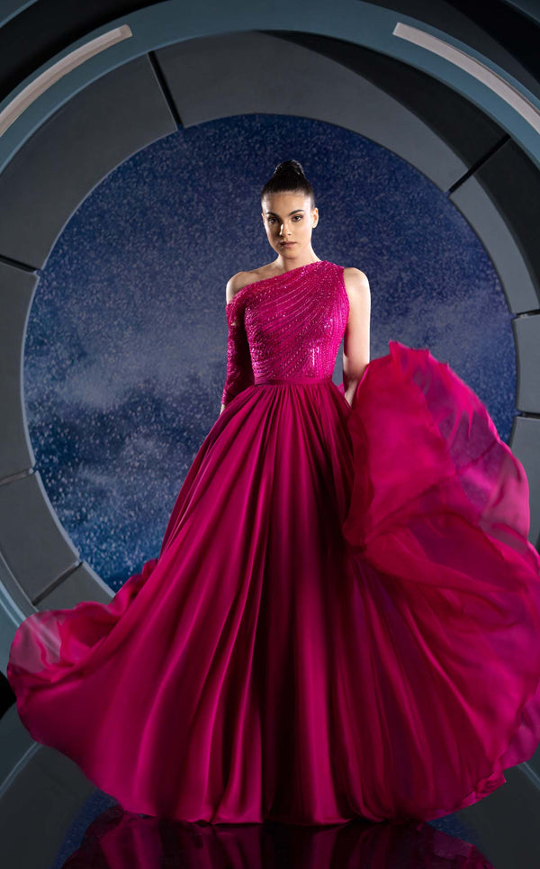 Reverie Couture FW24145 Fuchsia