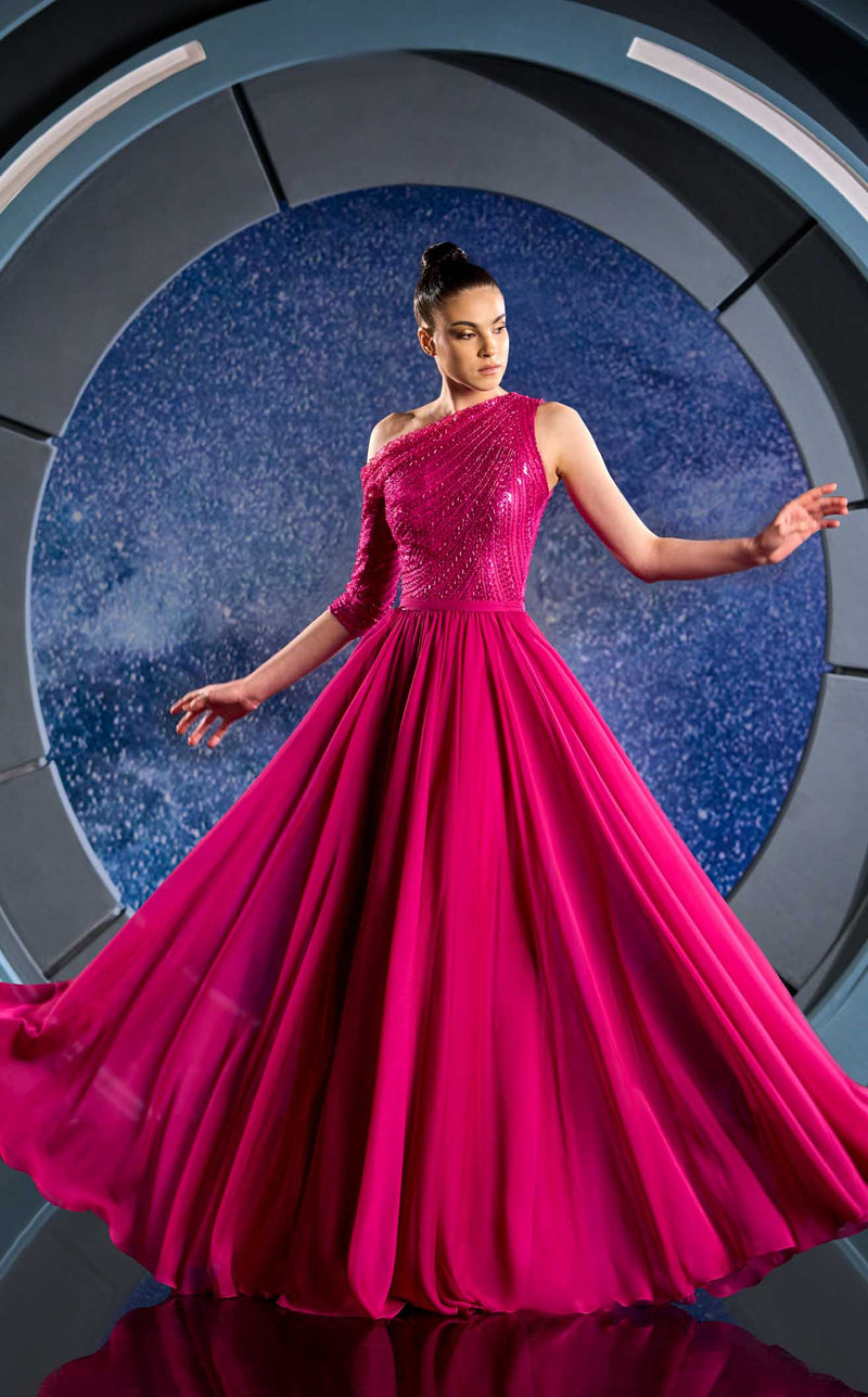 Reverie Couture FW24145 Fuchsia