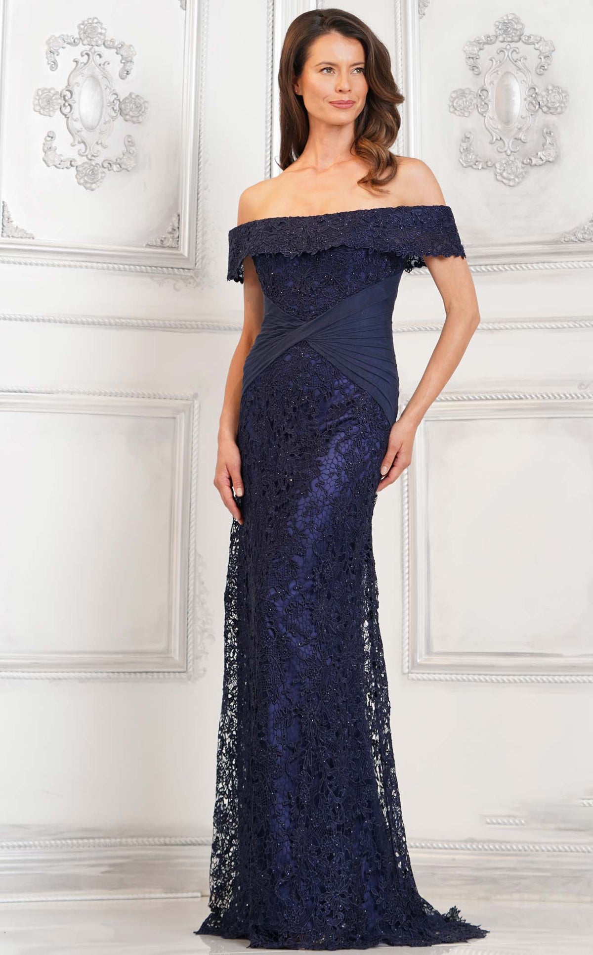 rina maxi dress Rina Di Montella RD3129 Prom Dress - Navy