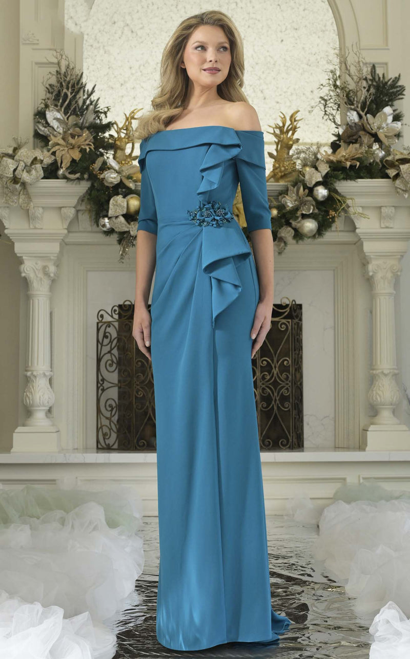 Rina Di Montella RD3202 Teal Blue