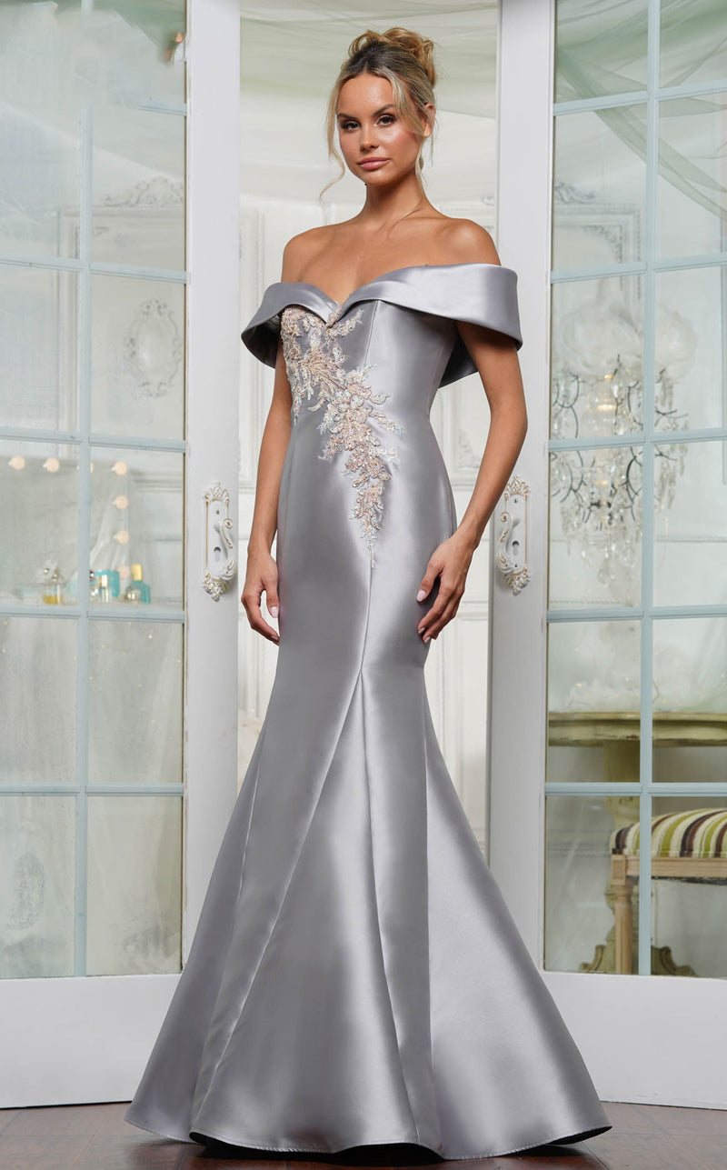 silver dresses for madrinas Silver Sparkle Beaded Mermaid Court Train Sweetheart Sleeveless Prom Dresses