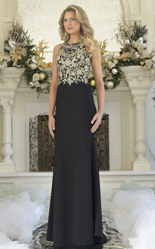 Rina Di Montella RD3345 Black/Gold