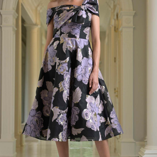 lavender and black dress Rina Di Montella RD210 Column Jersey Lavender/Black 8 Summer 2024 * Important Blacklight Glow Dress - COLOR:Turquoise 32