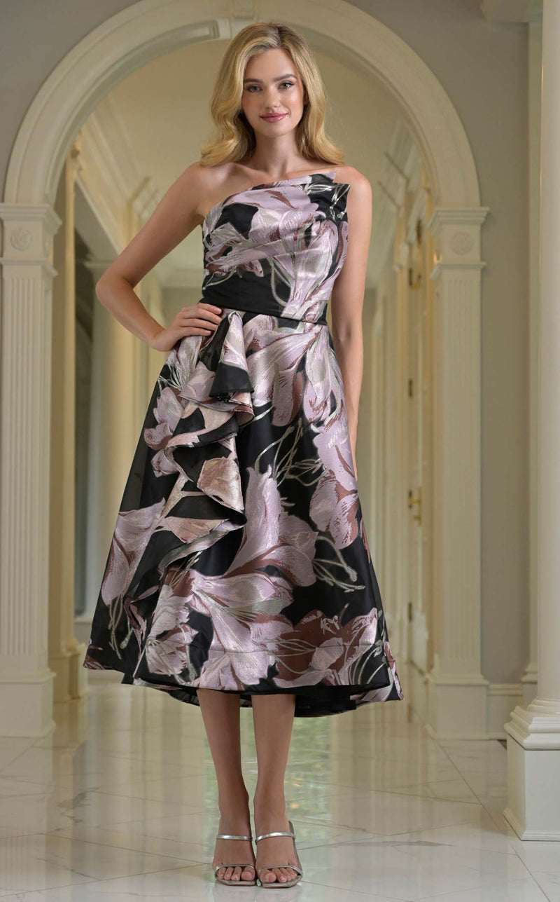 Rina Di Montella RD214 Black-Mauve