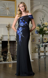 Rina Di Montella RD3203 Black-Blue