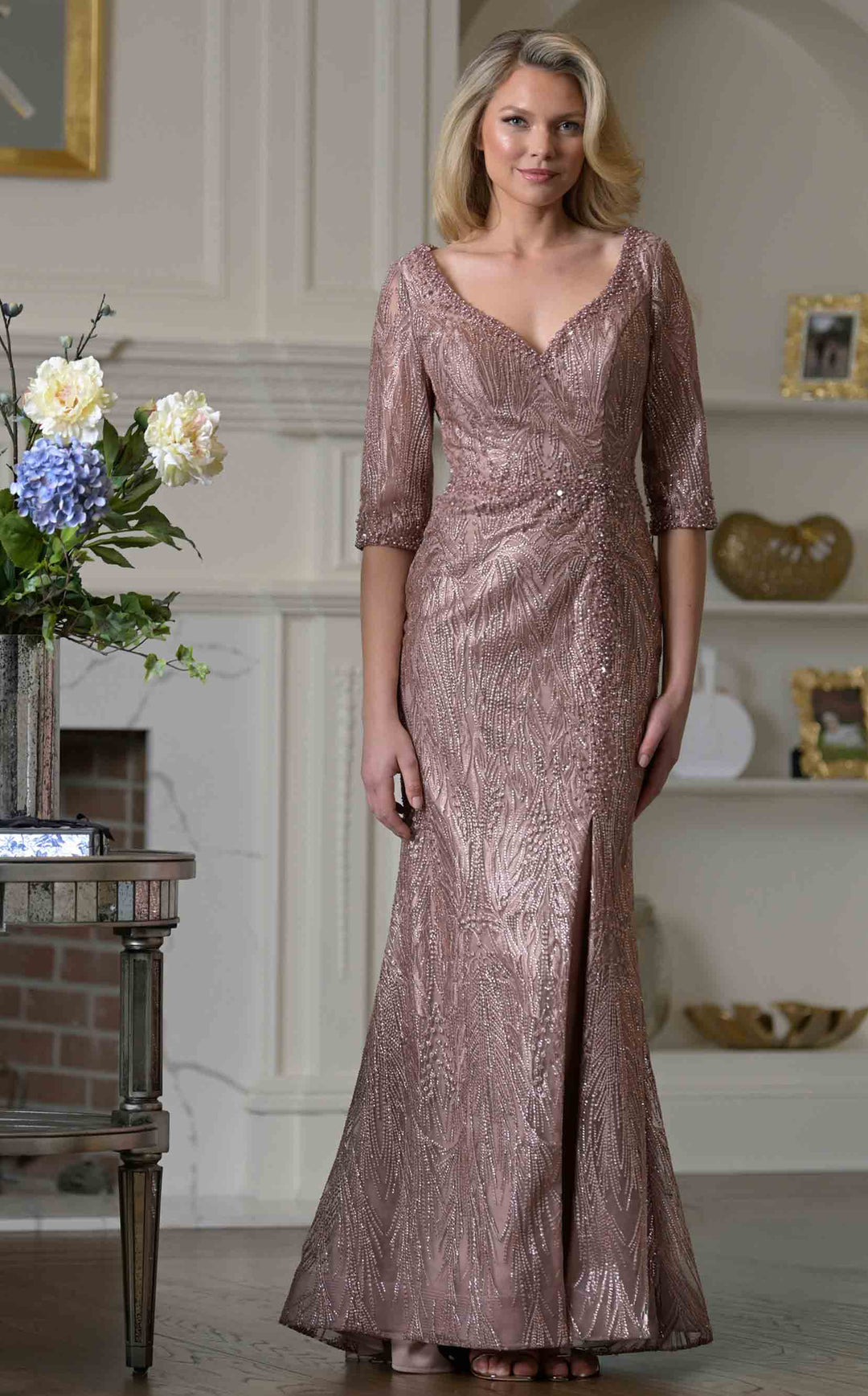 Rina Di Montella RD3530 Dark-Mauve