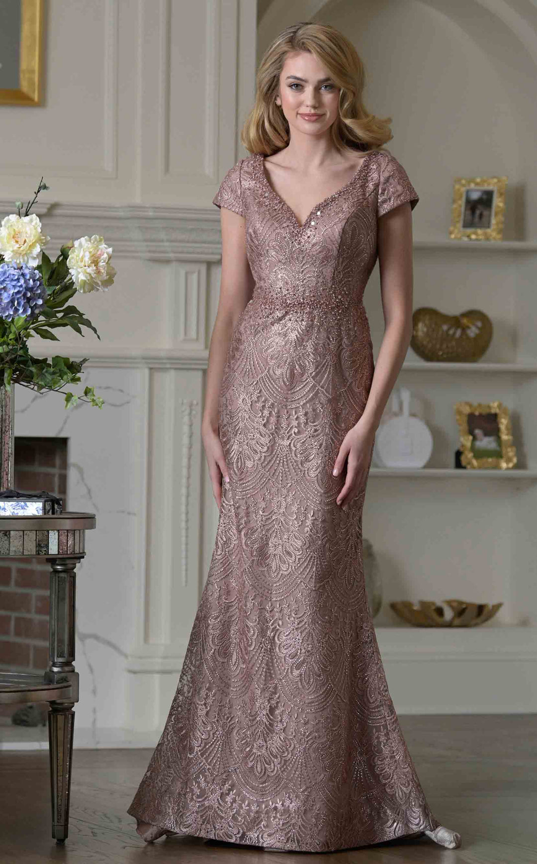 Rina Di Montella RD3532 Dark-Mauve