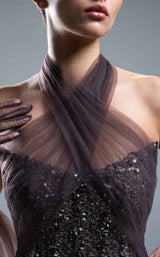 Sara Safa SS25003 Anthracite Brown