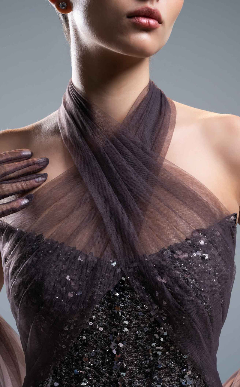 Sara Safa SS25003 Anthracite Brown