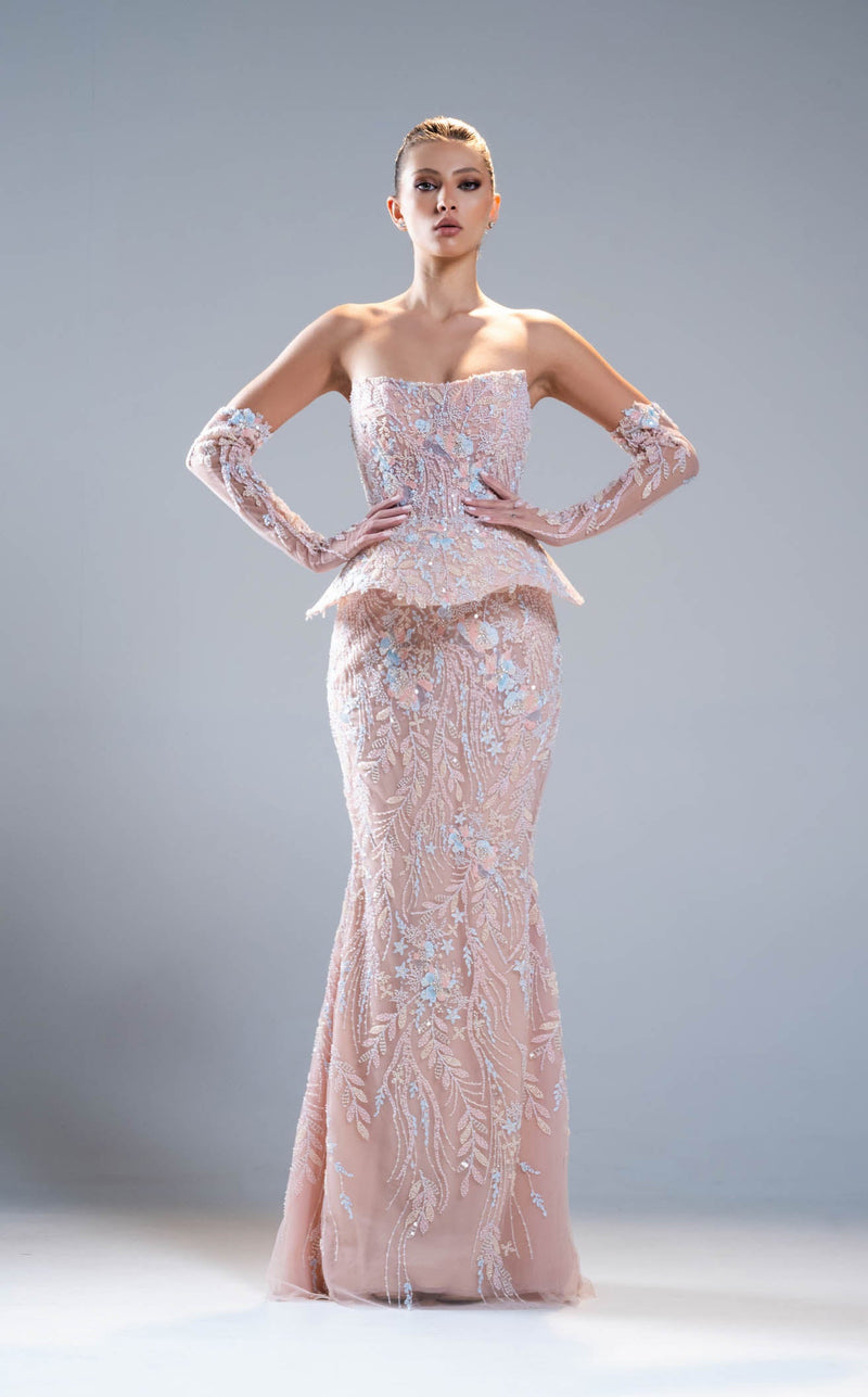 Sara Safa SS25015 Soft Pink