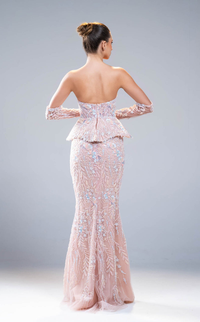 Sara Safa SS25015 Soft Pink
