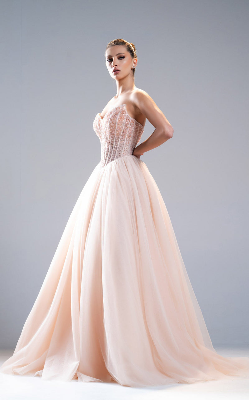Sara Safa SS25016 Soft Pink