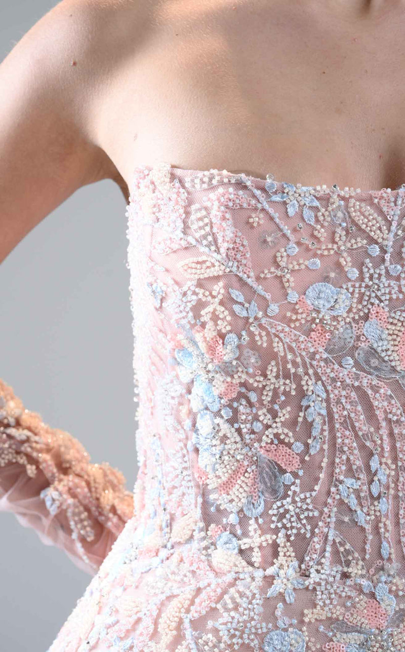 Sara Safa SS25016 Soft Pink