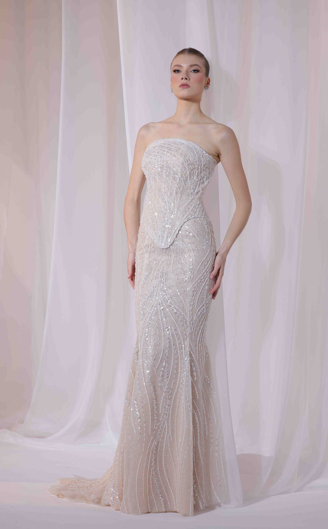 Sara Safa SS26005 White/Nude