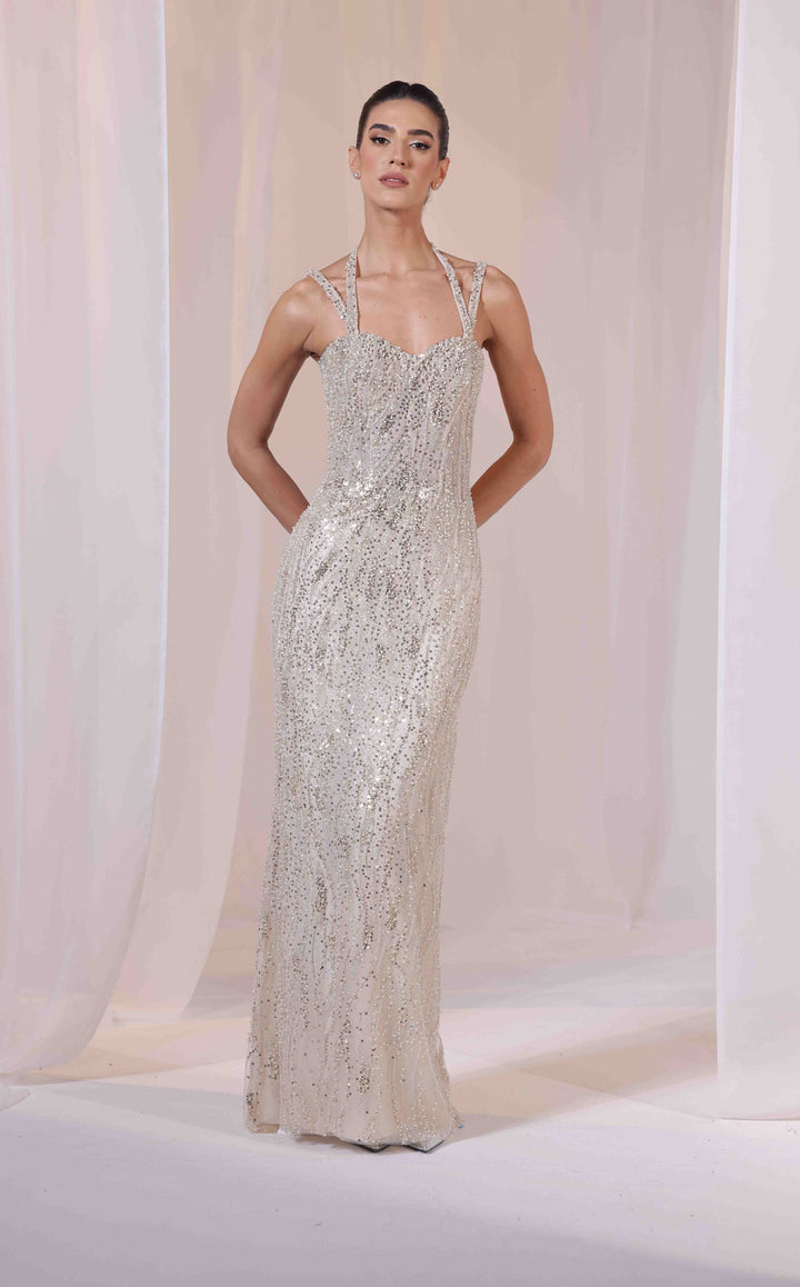 Sara Safa SS26015 Gold/White