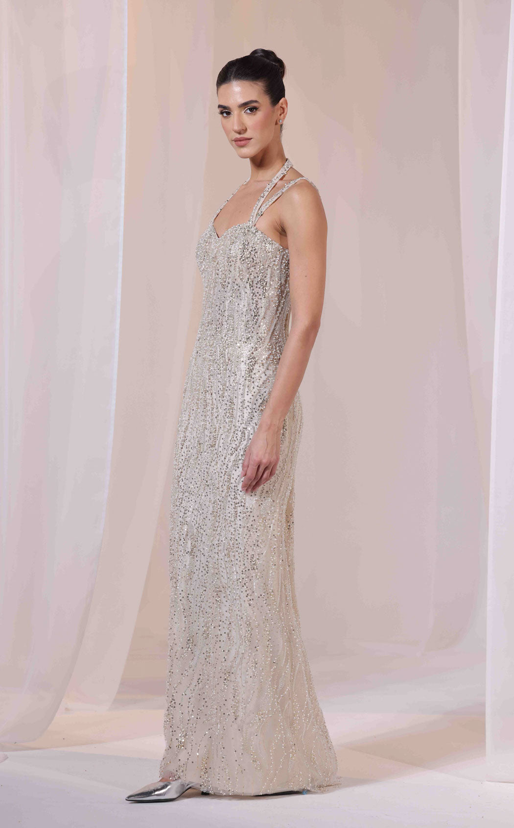 Sara Safa SS26015 Gold/White