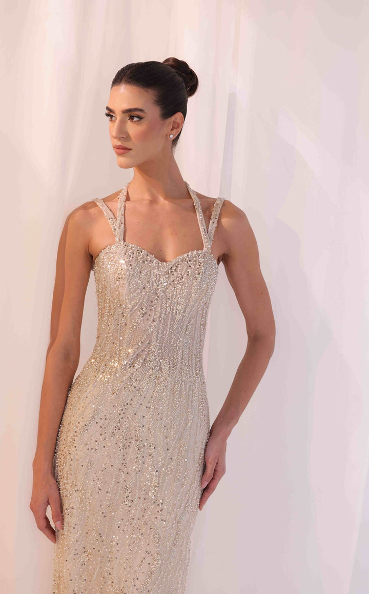 Sara Safa SS26015 Gold/White