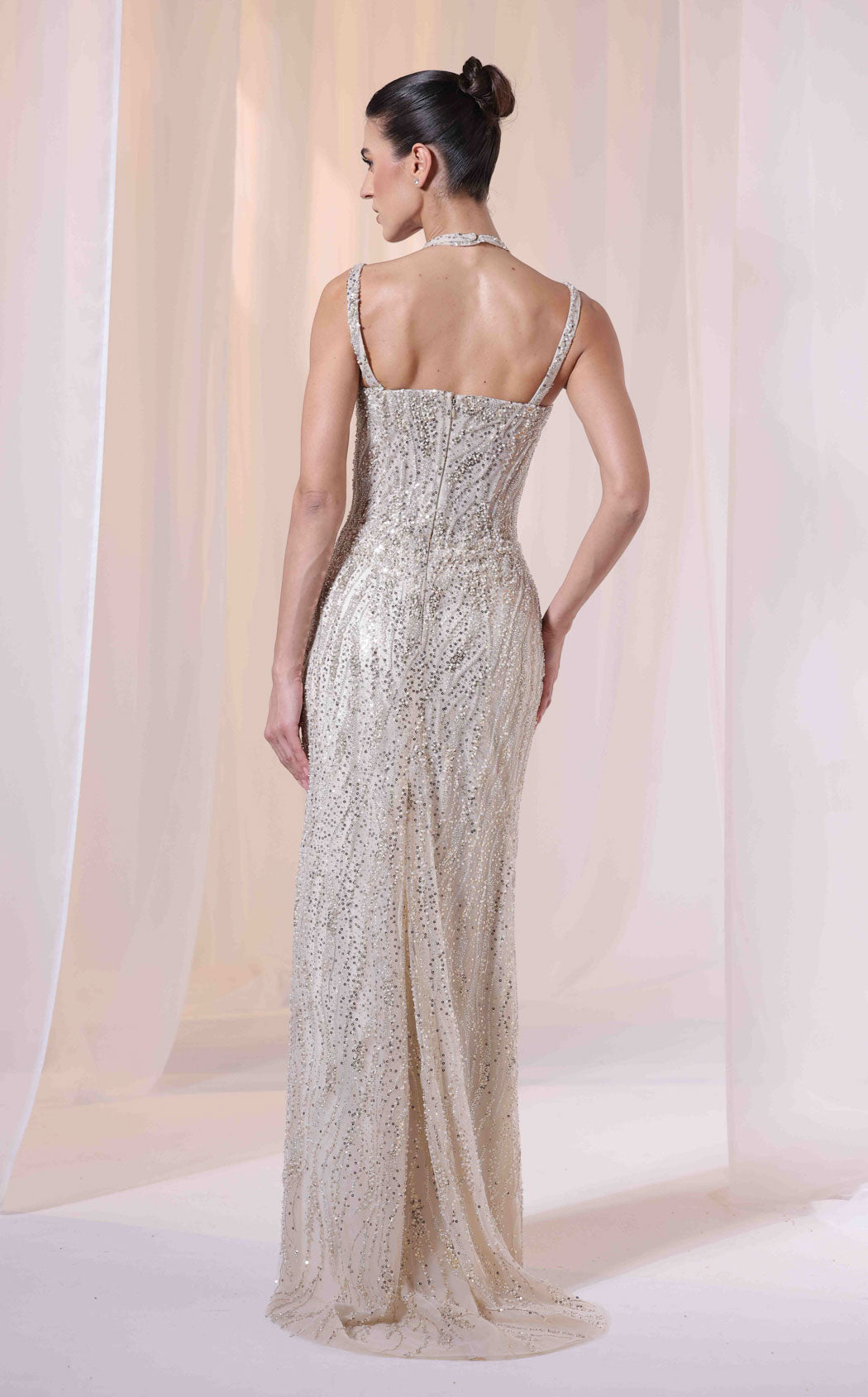 Sara Safa SS26015 Gold/White
